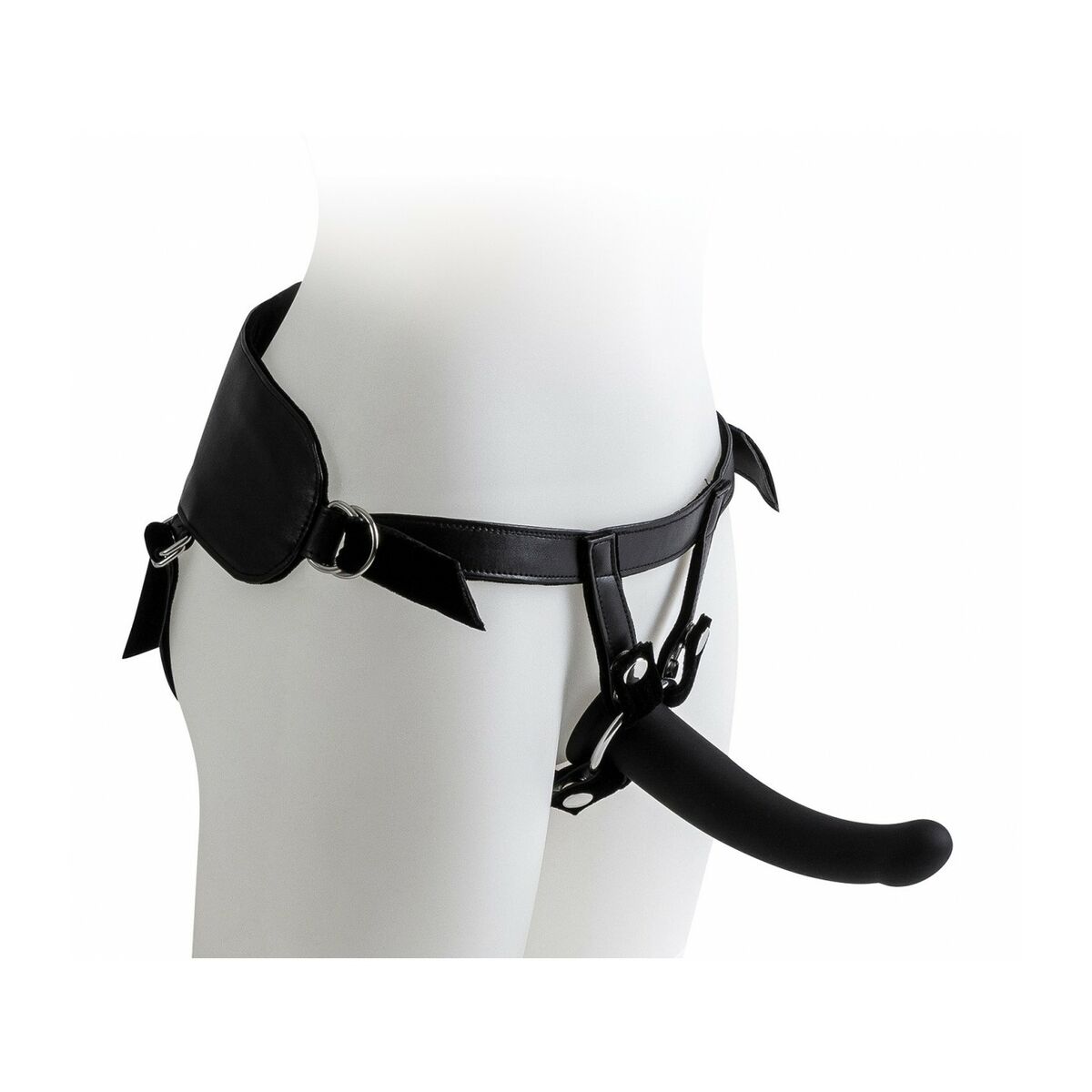 Dildo cu ham Virgite Negru S/M/L